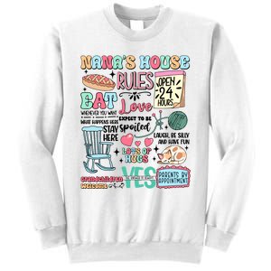 Nanas House Rules Expect To Be Spoiled Sweatshirt