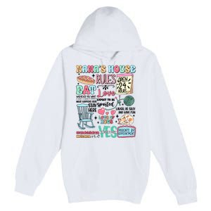 Nanas House Rules Expect To Be Spoiled Premium Pullover Hoodie