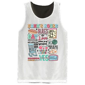 Nanas House Rules Expect To Be Spoiled Mesh Reversible Basketball Jersey Tank