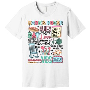 Nanas House Rules Expect To Be Spoiled Premium T-Shirt