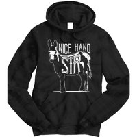 Nice Hand Sir Donkey Poker Funny Gambling Tie Dye Hoodie