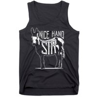 Nice Hand Sir Donkey Poker Funny Gambling Tank Top