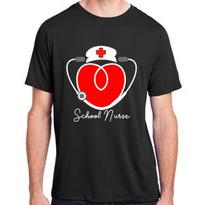 Nurse Heart Stethoscope For School Nurse Halloween Great Gift Adult ChromaSoft Performance T-Shirt