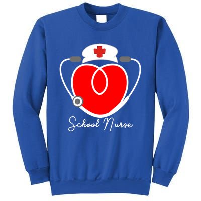 Nurse Heart Stethoscope For School Nurse Halloween Great Gift Sweatshirt