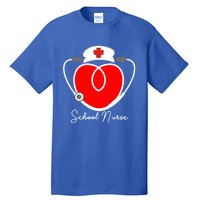 Nurse Heart Stethoscope For School Nurse Halloween Great Gift Tall T-Shirt