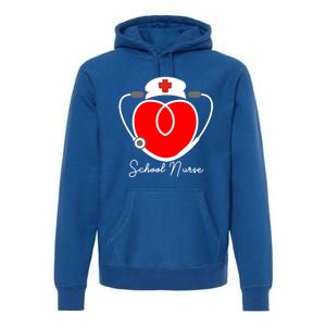 Nurse Heart Stethoscope For School Nurse Halloween Great Gift Premium Hoodie