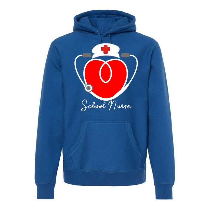 Nurse Heart Stethoscope For School Nurse Halloween Great Gift Premium Hoodie