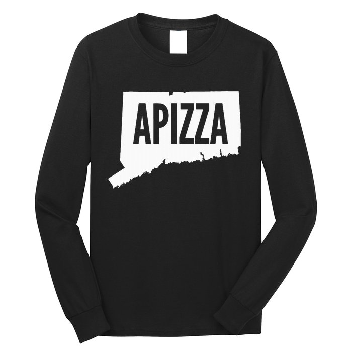 New Haven Style Apizza In Connecticut Long Sleeve Shirt