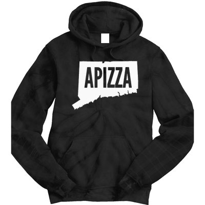 New Haven Style Apizza In Connecticut Tie Dye Hoodie