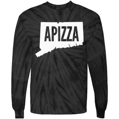 New Haven Style Apizza In Connecticut Tie-Dye Long Sleeve Shirt