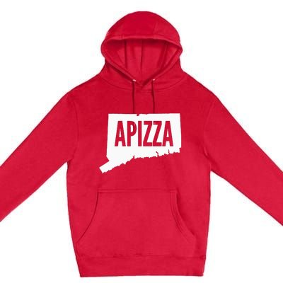 New Haven Style Apizza In Connecticut Premium Pullover Hoodie