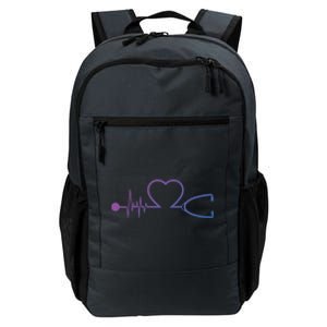 Nurse Heartbeat Stethoscope Gift Daily Commute Backpack