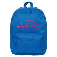 Nurse Heartbeat Stethoscope Gift 16 in Basic Backpack