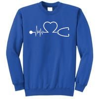 Nurse Heartbeat Stethoscope Gift Sweatshirt