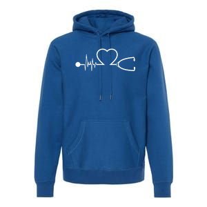 Nurse Heartbeat Stethoscope Gift Premium Hoodie