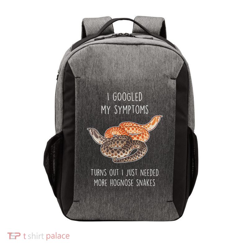 Need Hognose Snakes, Funny Cute Pet Mom Dad Reptile Lover Vector Backpack