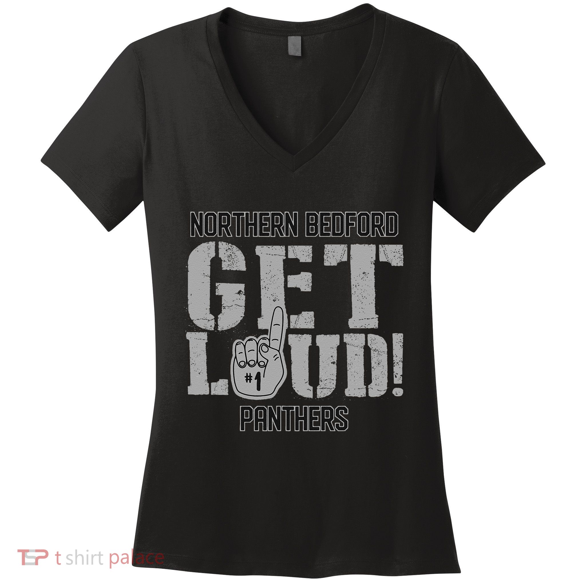 Northeast High School Get Loud Eagles Women's V-Neck T-Shirt