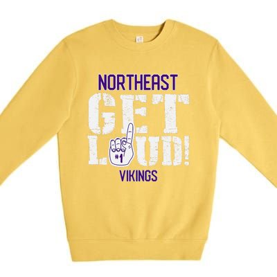 Northeast High School Get Loud Vikings Premium Crewneck Sweatshirt