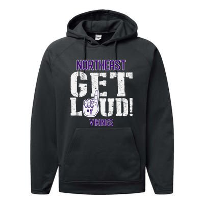 Northeast High School Get Loud Vikings Performance Fleece Hoodie