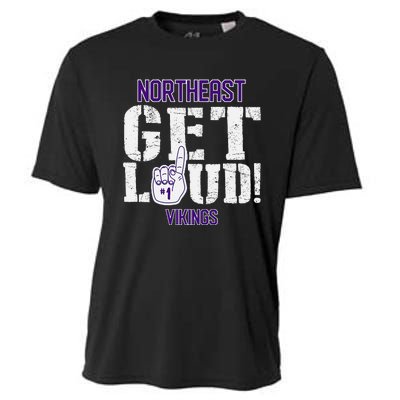 Northeast High School Get Loud Vikings Cooling Performance Crew T-Shirt