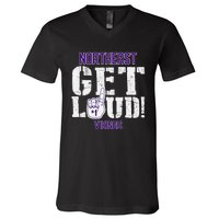 Northeast High School Get Loud Vikings V-Neck T-Shirt