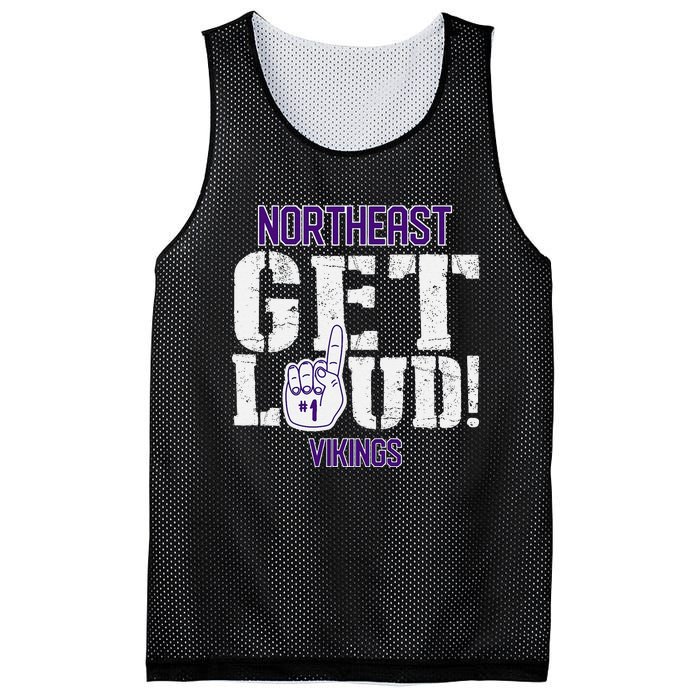 Northeast High School Get Loud Vikings Mesh Reversible Basketball Jersey Tank