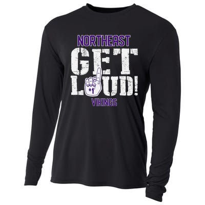 Northeast High School Get Loud Vikings Cooling Performance Long Sleeve Crew