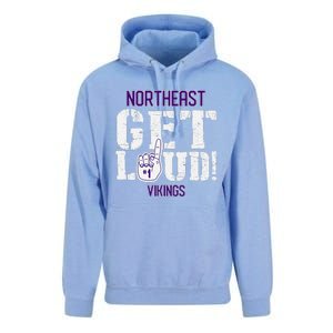 Northeast High School Get Loud Vikings Unisex Surf Hoodie