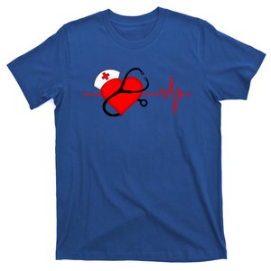 Nurse Heartbeat Stethoscope Cool Gift T-Shirt