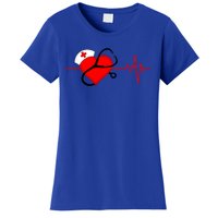 Nurse Heartbeat Stethoscope Cool Gift Women's T-Shirt