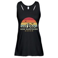 New Hampshire Shirt. Retro Style NH, USA Ladies Essential Flowy Tank