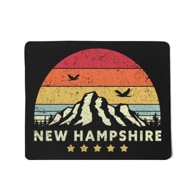 New Hampshire Shirt. Retro Style NH, USA Mousepad