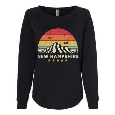 New Hampshire Shirt. Retro Style NH, USA Womens California Wash Sweatshirt