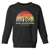 New Hampshire Shirt. Retro Style NH, USA Toddler Sweatshirt