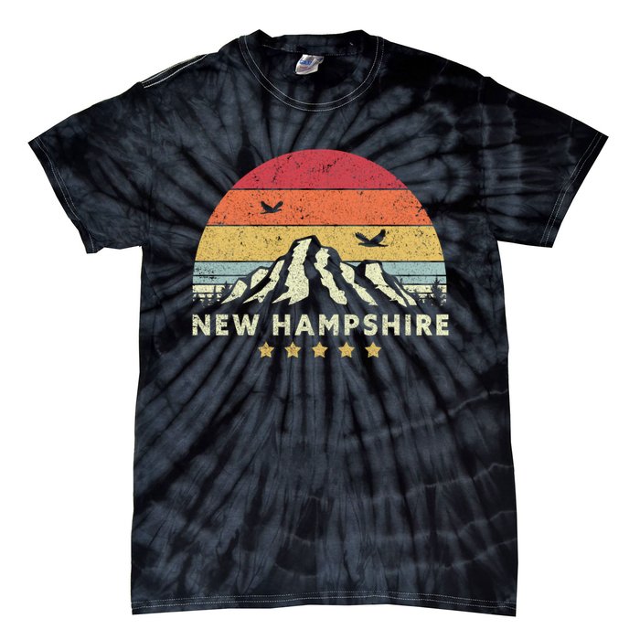 New Hampshire Shirt. Retro Style NH, USA Tie-Dye T-Shirt