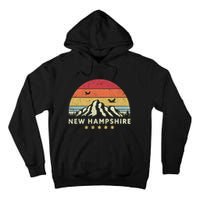 New Hampshire Shirt. Retro Style NH, USA Tall Hoodie