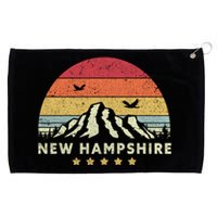 New Hampshire Shirt. Retro Style NH, USA Grommeted Golf Towel