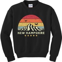 New Hampshire Shirt. Retro Style NH, USA Kids Sweatshirt