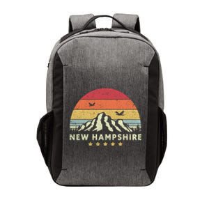 New Hampshire Shirt. Retro Style NH, USA Vector Backpack