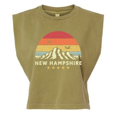 New Hampshire Shirt. Retro Style NH, USA Garment-Dyed Women's Muscle Tee