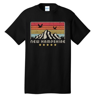 New Hampshire Shirt. Retro Style NH, USA Tall T-Shirt