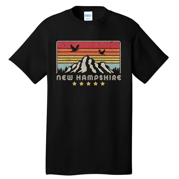 New Hampshire Shirt. Retro Style NH, USA Tall T-Shirt