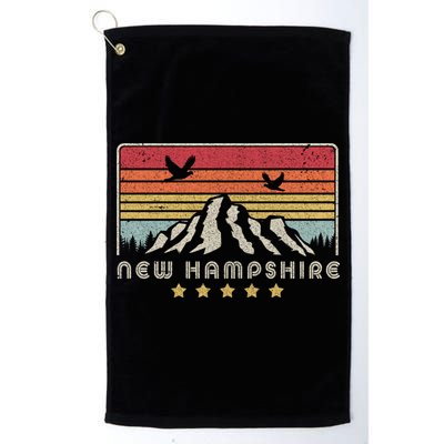 New Hampshire Shirt. Retro Style NH, USA Golf Towel