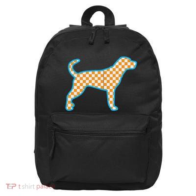 Native Home State Pride Orange White Checkerboard Tennessee 16 in Basic Backpack