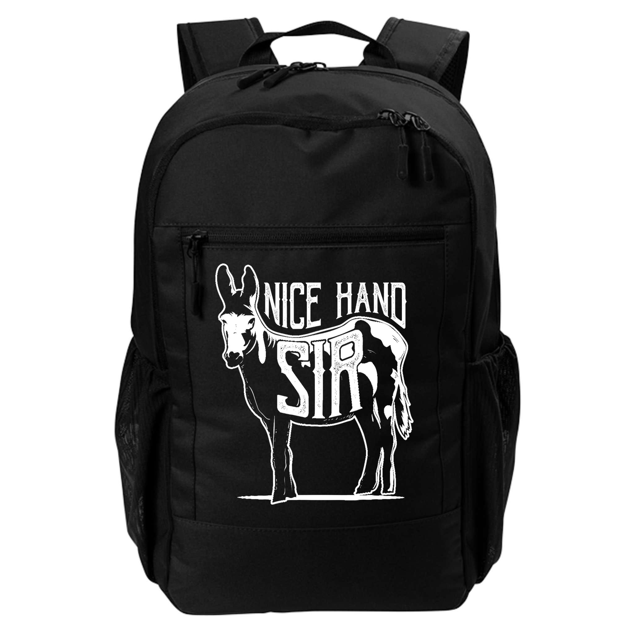 Nice Hand Sir Donkey Poker Funny Gambling Design Backpack