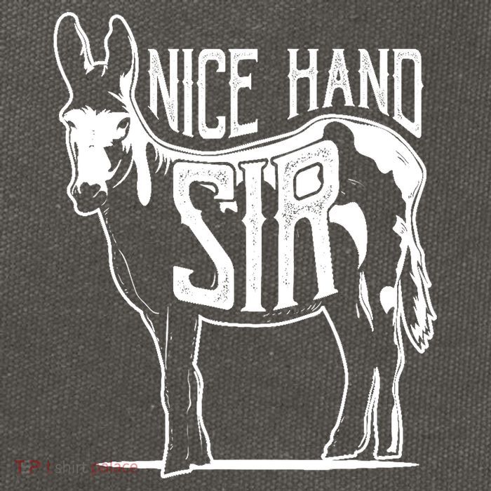 Nice Hand Sir Donkey Poker Funny Gambling Design Cotton Canvas Backpack
