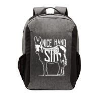 Nice Hand Sir Donkey Poker Funny Gambling Design Vector Backpack