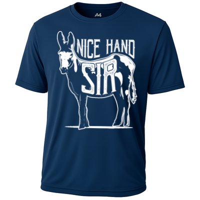 Nice Hand Sir Donkey Poker Funny Gambling Design Performance Shirt