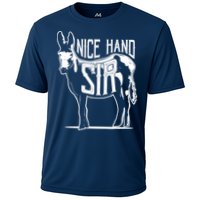 Nice Hand Sir Donkey Poker Funny Gambling Design Cooling Performance Crew T-Shirt