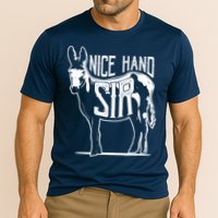 Nice Hand Sir Donkey Poker Funny Gambling Design Cooling Performance Crew T-Shirt